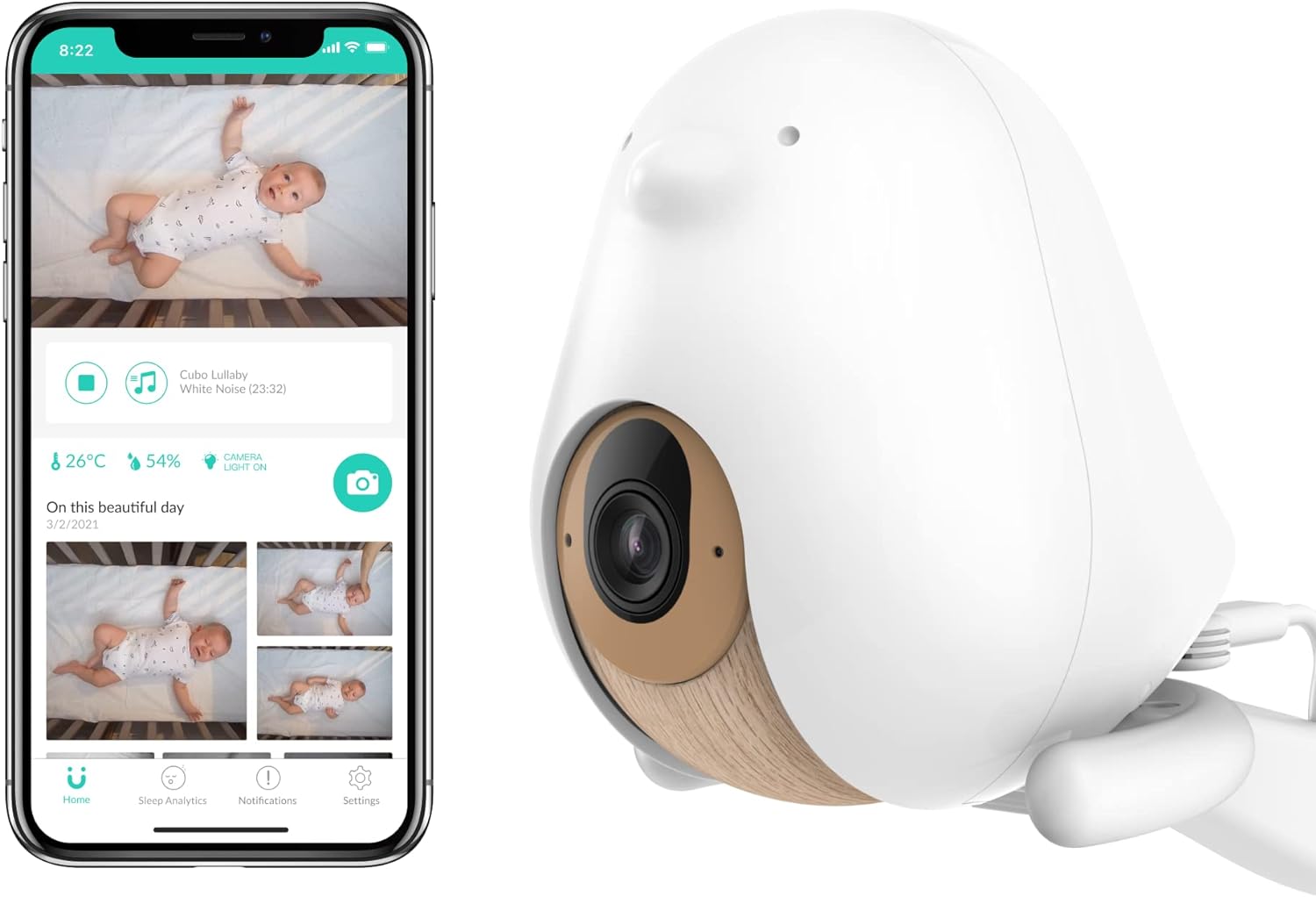 CuboAi Plus Smart Baby Monitor